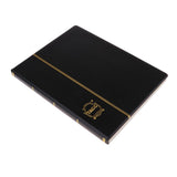 Max Home Decor Leather Paper Money Album 20 sheets Collection Books Black