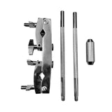 Maxbell Metal Connecting Clamp Holder Bracket Rod for Cymbals Percussion Instrument