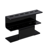 Maxbell Plastic Tweezers Scissors Display Stand Holder Shelf For Eyelash Extensions Black
