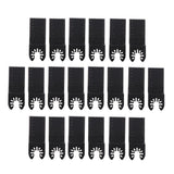 Maxbell 20pcs Wood Oscillating Multitool Quick Release High Carbon Steel Saw Blades