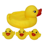 Maxbell 4x Children Bath Time Toy Yellow Baby Bathing Toys Squeaky Floating Ducks