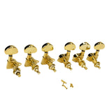 Maxbell 3 Pairs Sealed Guitar String Tuning Pegs Tuners Machine Heads 3L + 3R Gold