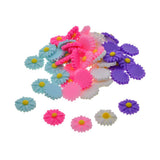 Max 50Pack Resin Daisy Flatback Cabochon Beads Embellishments DIY Crafts Mixed