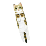 Maxbell Multipurpose Cat Funny Hand Towels Drying Hands Absorbent Soft Drying Towel E