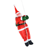 Maxbell Santa Doll Hanging Wall Decorative Animated Snowman for Christmas Tree Climbing Rope