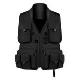 Max Maxb Multi Pocket Photography Hunting Fishing Vest Jacket Waistcoat Black XXXL