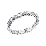 Maxbell Engagement Ring Love Heart Diamond for Valentine'S Day Women Lovers Size 6