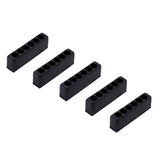 Max 5pcs Screwdriver Bit Holder Block Socket for 6-Angle Plastic  6-Hole Black