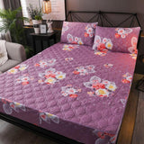 Max King Mattress Topper Pad Cover Quilted Fitted Mattress Protector  Floral_B