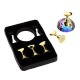 Maxbell 5pcs Nail Tip Holder Stand & Display Base for Practice Colorful Crystal Base