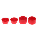 Maxbell 2 Longboard Skateboard Truck Kit Bushings 90A for 2Trucks Red
