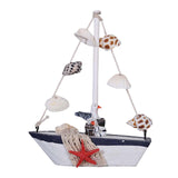Maxbell Sailboat Model Decor Ornament Wooden Sailing Boat Lightweight for Desk Seagull