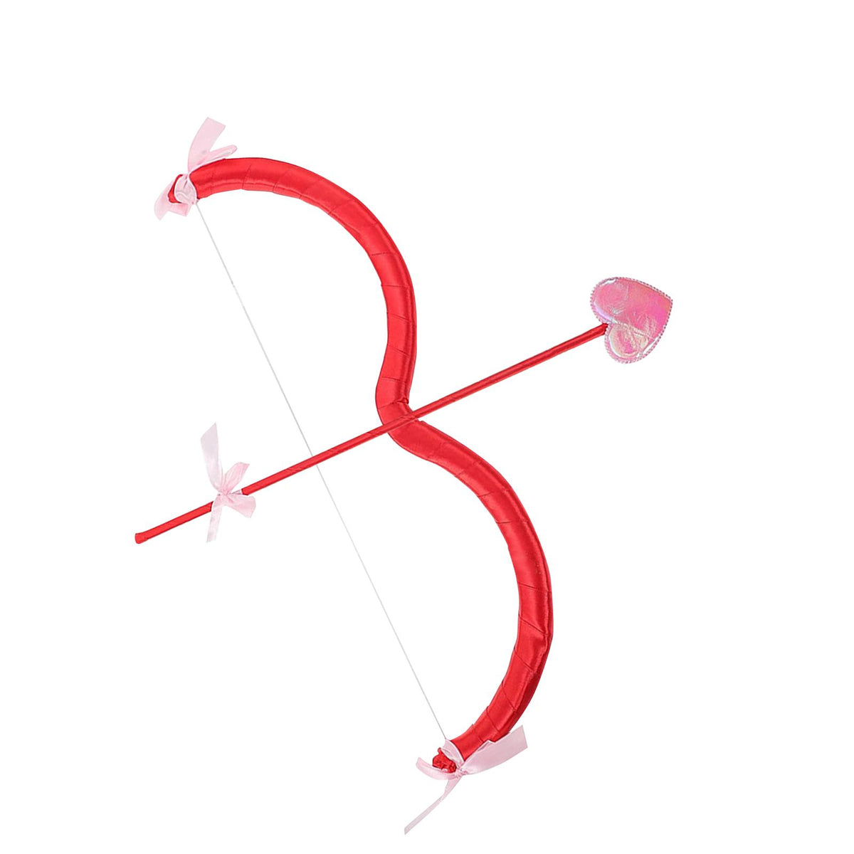 Maxbell Bow Arrow Bow and Arrow Toy Party Supply Fancy Dress for Wedding Cosplay red
