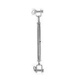 Maxbell Stainless Steel Closed Body Turnbuckle Jaw Wire Rope Fork Rigging Screw M6