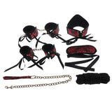 Maxbell 5 pcs/set Adjustable Nylon Handcuffs Wrist Ankle Cuffs Restraint Accessories
