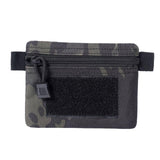 Maxbell Outdoor Wallet Nylon Purse Organizer Pouch Small Bag Zipper for Climbing Black