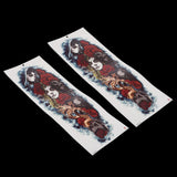 Maxbell 2Pcs Realistic 3D Waterproof Tattoo Arm Sleeves Stickers for Men Women 061