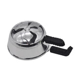 Maxbell Bowl Durable Fast Cleaning Heat Management Device Windproof for Cleaner Argent
