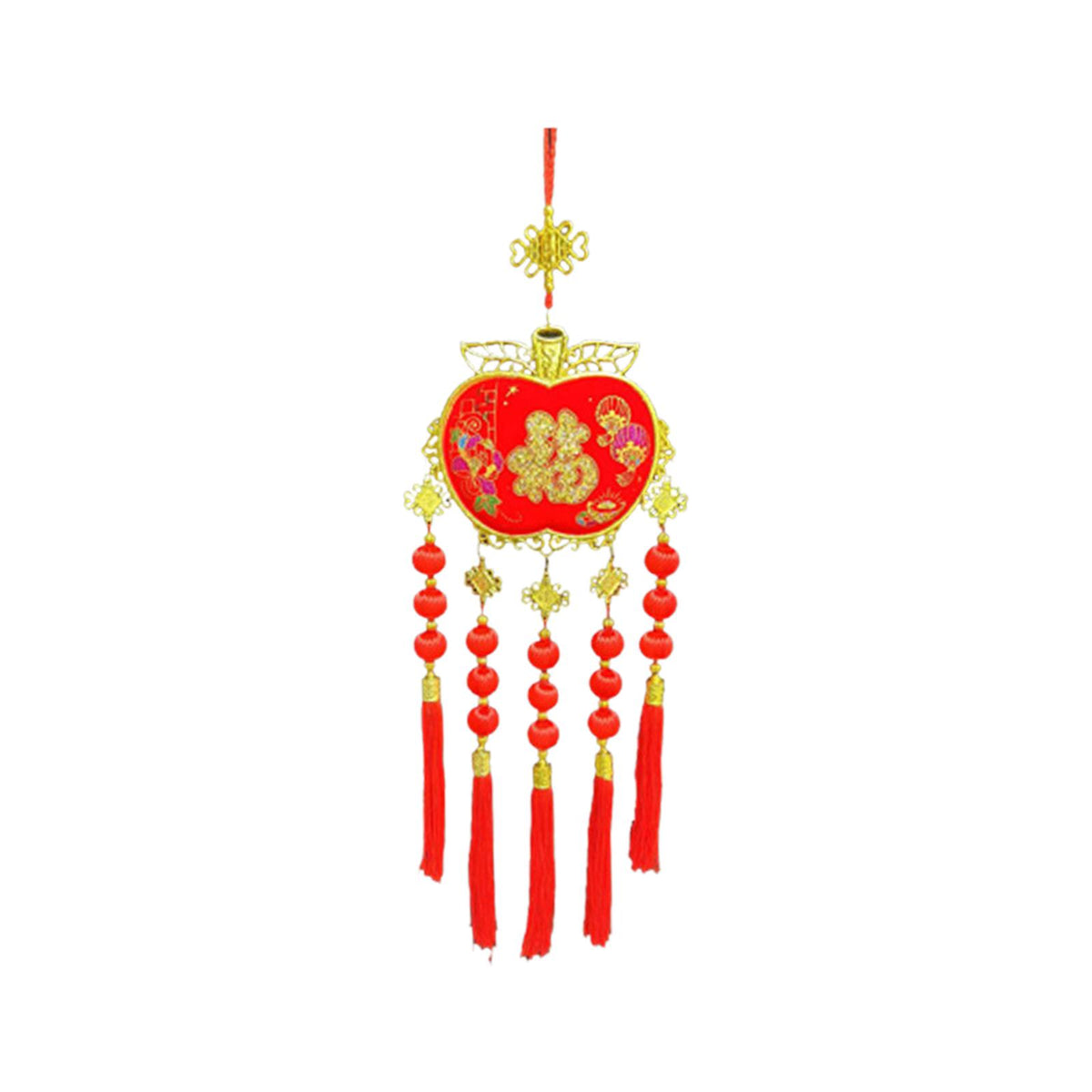 Maxbell Traditional Chinese New Year Ornament with Tassel 2023 for Gifts New Year