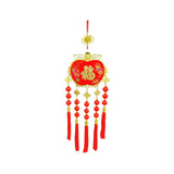Maxbell Traditional Chinese New Year Ornament with Tassel 2023 for Gifts New Year