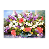 Max Ribbon Embroidery Set Floral Cross Stitch Kit DIY Ribbon Embroidery Painting