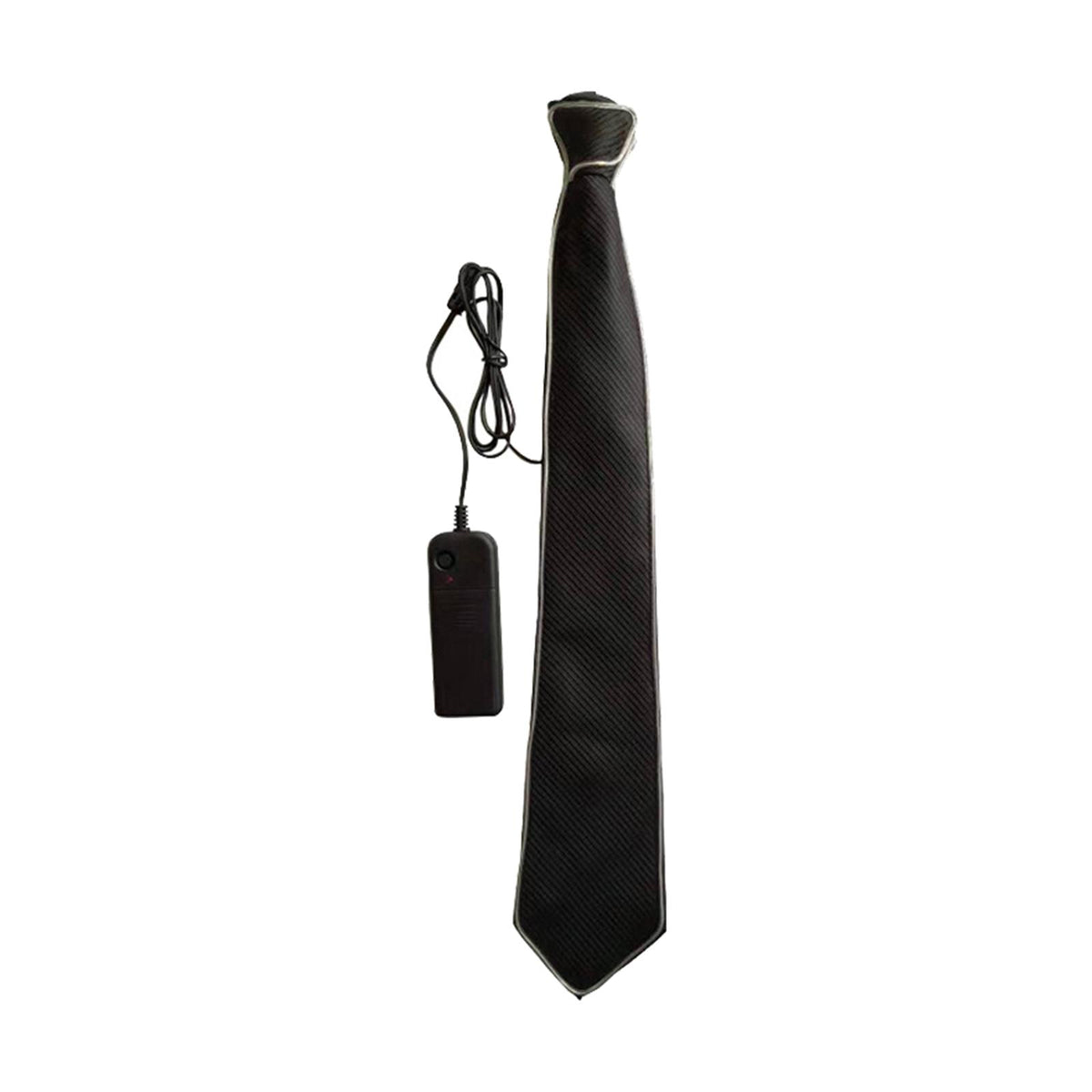 Maxbell Novelty LED Necktie Gifts Silk Funny for Festival Fashion Show Cosplay Blue