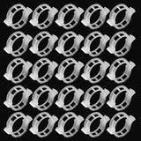 Maxbell 100pcs Tomato Clips Connect Pepper Cucumber Vines to Trellis Twine DIY