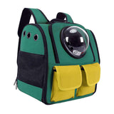 Maxbell Portable Cat Backpack Carrier Mesh Breathable Puppy Carrying Bag Knapsack Green