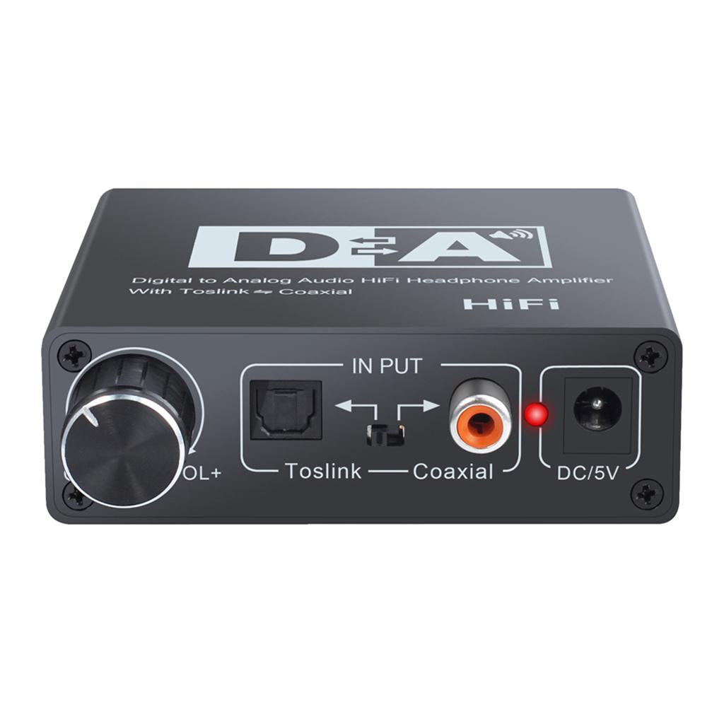 Maxbell Digital To Analog Audio Converter Hifi DAC Amp Amplifier Coaxial Decoder