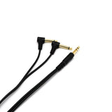 Maxbell 1/4 inch  6.35mm TRS Stereo Plug Male to Dual 1/4" 6.35mm TS Mono Plug Male Stereo Audio Patch Cable / Gold Plated Plug / OFC Pure Copper Wire - 4.9 Feet (1.5 Meters)
