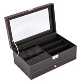 Maxbell Double Layer Watch Organizer Holder for Earrings Shop Display Table Dresser