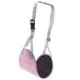 Maxbell Travel Foot Hammock Foot Rest Airplane Footrest for Flight Home Pink