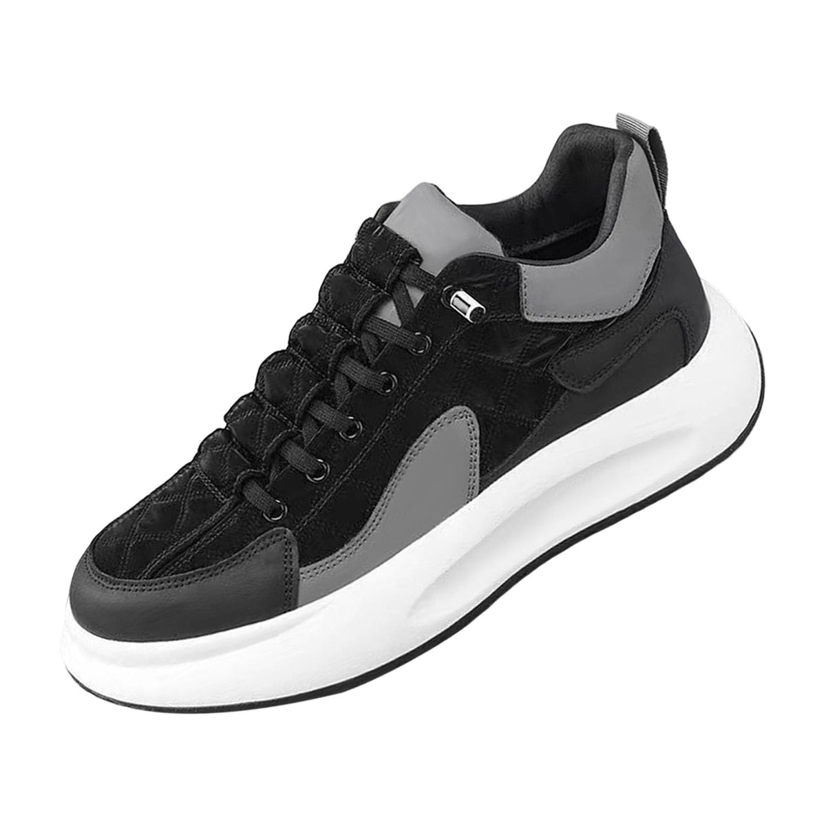 Maxbell Men Casual Shoes Breathable Shoes Leisure Running Athletic Sneakers 44 Yards Black