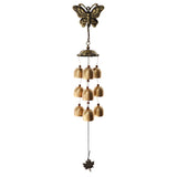 Max Brass Wind Chimes with Bells Outdoor Garden Home Decor Ornament  9 Bells