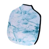 Maxbell Racket Sleeve Waterproof Case Storage Carrier Holder Pickleball Paddle Cover Green Marble Pattern
