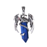 Maxbell Necklace Pendant Fashion Antique for Engagements Birthday Gifts Girlfriend Dark Blue