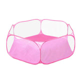 Maxbell Foldable Play Pen Cage Hamster Rabbit Guinea Pig Gerbil Indoor/Outdoor Pink