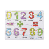 Maxbell 0-9 Figures Plus Diminish Wooden Puzzle Creative Mathematics Toys for Kids Toddler Baby