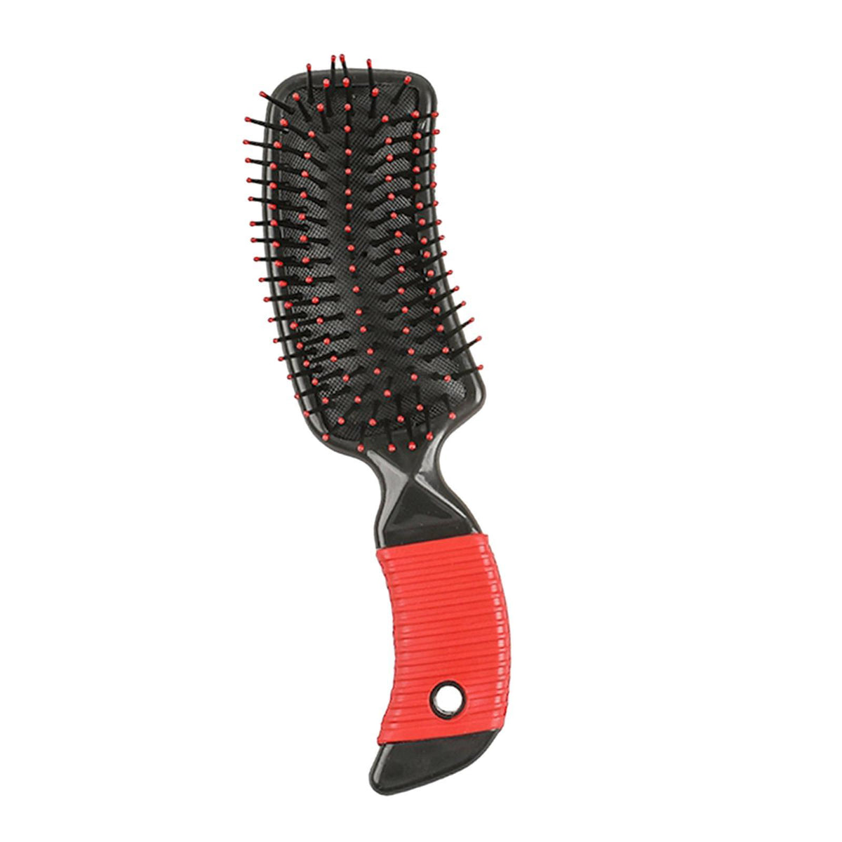 Maxbell Cushion Hairbrush Massage Comb Brush Detangling Comb for Salon Home Red