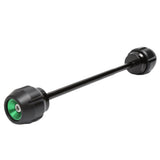 Max Front Axle Fork Crash Sliders Wheel Protector For Kawasaki Z900 2017 Green