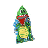 Maxbell Kids Hooded Bathrobe Sleeper Robe Absorbent Towel for Bath Pool Beach Alligator