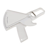Max Body Fat Tester Caliper Slim Health Measure Skinfold Tester Caliper Analyzer White