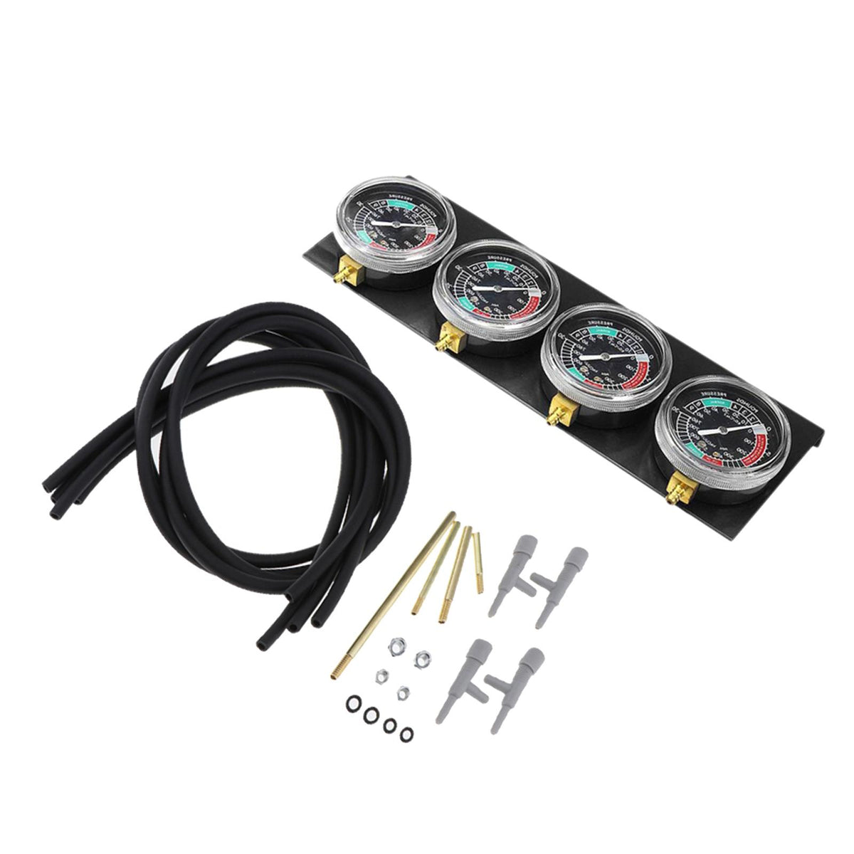 Maxbell Motorbike Carburetor Fuel Vacuum Gauge Balancer Synchronizer Tool Kit Black