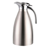 Maxbell Double Wall Design Non-Toxic Stainless Steel 1.5L Capacity Double Vacuum Insulation Thermal Coffee Carafe Home Water Pot Silver