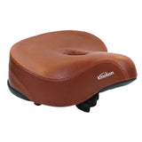 Maxbell Comfort Wide Big Bum Soft Cruiser Bike Saddle Bicycle Seat Cushion Pad brown
