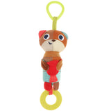 Maxbell Plush Animal Wind Chime Toy Car Stroller Hanging Rattle Toy for Baby Bear