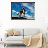 Maxbell DIY Diamond Painting Embroidery Cross Crafts Stitch Kit Wolf