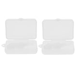 Max 2 Pairs Reusable Silicone Earplugs for Airplane Travel Sleep Silence White