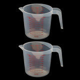 Maxbell 2x Plastic Jug Pour Spout Surface Kitchen Tool Supplies Measuring Cup 1000ml