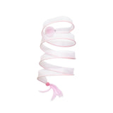 Maxbell Cat Tunnel Toy Collapsible Small Animals Training Bed Hiding Interactive Toy Pink